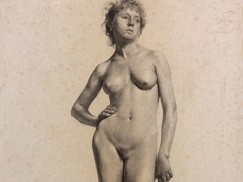 1869-Carlos Baca-Flor - Studio accademico